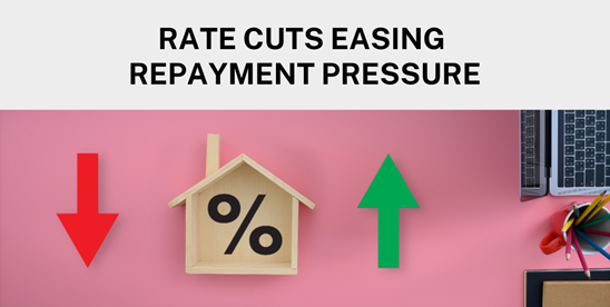 Rate cuts easing repayment pressure