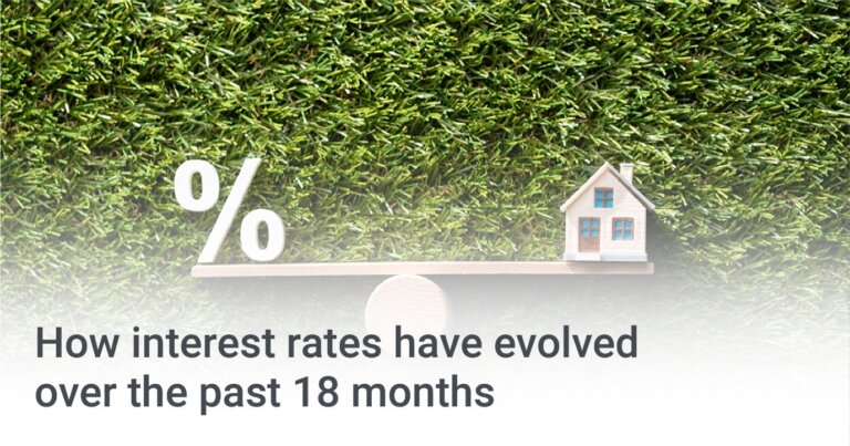 How interest rates have evolved over the past 18 months